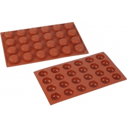 Forma silikonowa praliny desery czekolady monoporcje dekoracja wzór 24 szt
